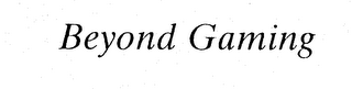 BEYOND GAMING logo