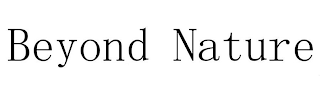 BEYOND NATURE logo