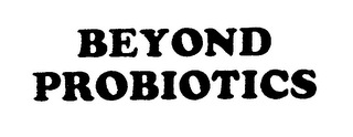 BEYOND PROBIOTICS logo