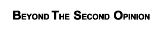 BEYOND THE SECOND OPINION logo