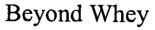 BEYOND WHEY logo