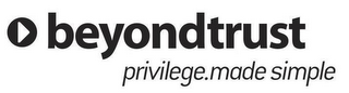 BEYONDTRUST PRIVILEGE. MADE SIMPLE logo