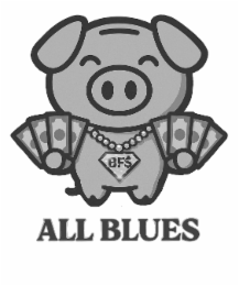 BF$ ALL BLUES logo