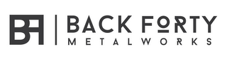 BF BACK FORTY METALWORKS logo