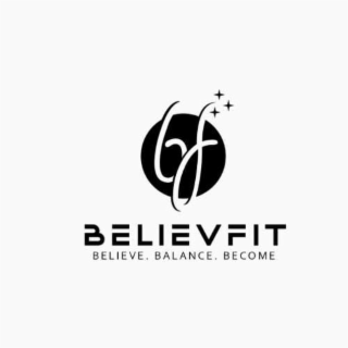 BF BELIEVFIT BELIEVE. BALANCE. BECOME. logo