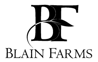 BF BLAIN FARMS logo