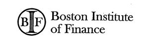 BF BOSTON INSTITUTE OF FINANCE logo