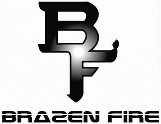 BF BRAZEN FIRE logo