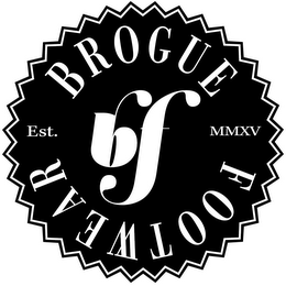 BF BROGUE FOOTWEAR EST. MMXV logo