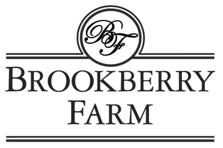 BF BROOKBERRY FARM logo