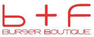 B+F BURGER BOUTIQUE logo