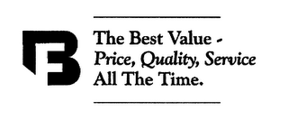 BF THE BEST VALUE - PRICE, QUALITY, SERVICE ALL THE TIME. logo