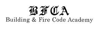 BFCA BUILDING & FIRE CODE ACADEMY logo