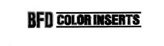 BFD COLOR INSERTS logo