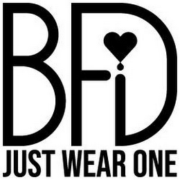 BFD JUST WEAR ONE logo