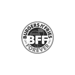 BFF BURGERS N' FRIES FOREVER logo