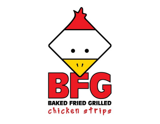 BFG BAKED FRIED GRILLED CHICKEN STRIPS logo