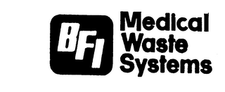 BFI MEDICAL WASTE SYSTEMS logo