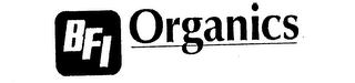 BFI ORGANICS logo
