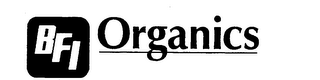 BFI ORGANICS logo