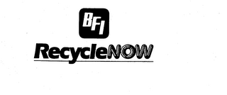 BFI RECYCLENOW logo