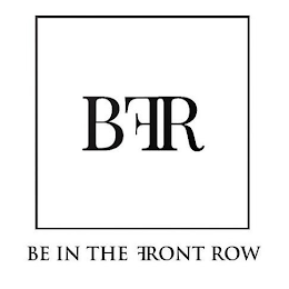 BFR BE IN THE FRONT ROW logo