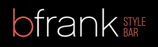 BFRANK STYLE BAR logo