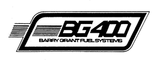 BG 400 BARRY GRANT FUEL SYSTEMS logo