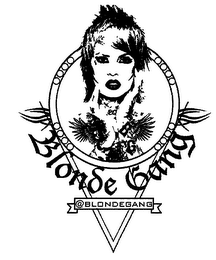 BG BG BLONDE GANG @BLONDEGANG logo
