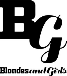 BG BLONDES AND GIRLS logo