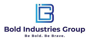 BG BOLD INDUSTRIES GROUP BE BOLD. BE BRAVE. logo