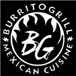BG BURRITOGRILL MEXICAN CUISINE logo
