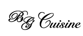 BG CUISINE logo