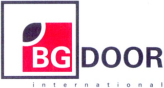 BG DOOR INTERNATIONAL logo