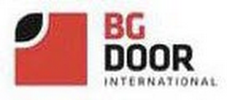 BG DOOR INTERNATIONAL logo