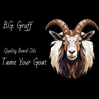 B.G. GRUFF QUALITY BEARD OILS TAME YOUR GOAT logo