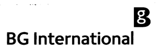 BG INTERNATIONAL BG logo