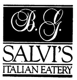 B.G. SALVI'S ITALLIAN EATERY logo