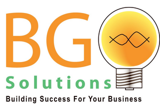 BG SOLUTIONS BUILDING SUCCESS FOR YOUR BUSINESS logo
