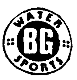 BG WATER SPORTS logo