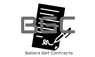 BGC BALLERS GET CONTRACTS logo