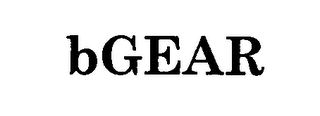 BGEAR logo