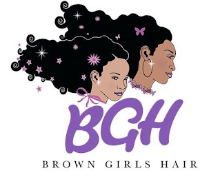 BGH BROWN GIRLS HAIR logo