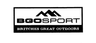 BGOSPORT BRITCHES GREAT OUTDOORS logo