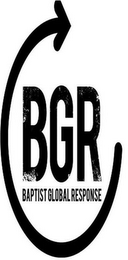 BGR BAPTIST GLOBAL RESPONSE logo