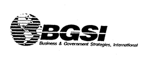 BGSI BUSINESS & GOVERNMENT STRATEGIES, INTERNATIONAL logo