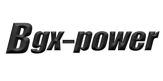BGX-POWER logo