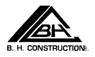 BH B. H. CONSTRUCTION INC. logo