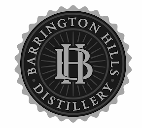 BH BARRINGTON HILLS DISTILLERY logo