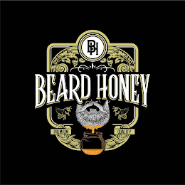 BH BEARD HONEY PREMIUM QUALITY logo